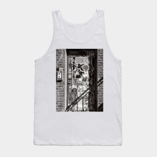 Williamsburg Brooklyn Street Art Stickers Graffiti Tank Top